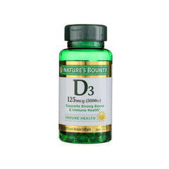 Natures Bounty D3 125mcg 5000iu Softgels 150s