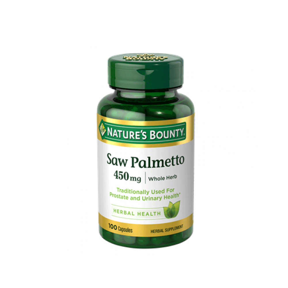 Natures Bounty Saw Palmetto 450mg Capsule 100s