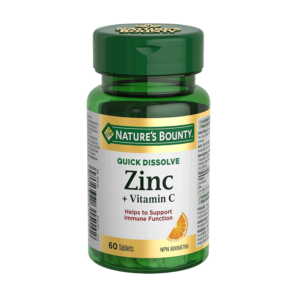 Natures Bounty Vitamin C+Zinc Tab 60s