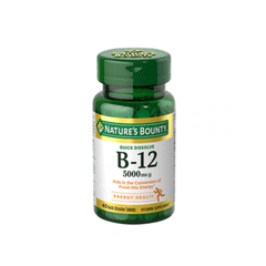 Natures Bounty B-12 5000 Mcg 40 Tab