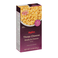 Hyvee Three Cheese Shells & Cheese Dinner 206g