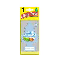 Little Trees Summer Linen Car Air Freshener Card 1s