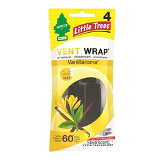 Little Trees Vent Wrap Vanilla Roma Car Air Freshener 4s