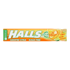 Halls Menthole Lyptus Assorted Sugar Free Citrus 32gm