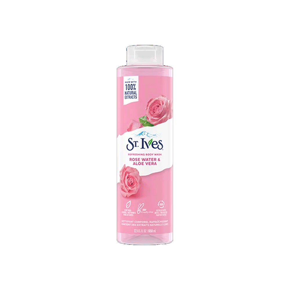 St.lves Rose Water & Aloe Vera Body Wash 473ml