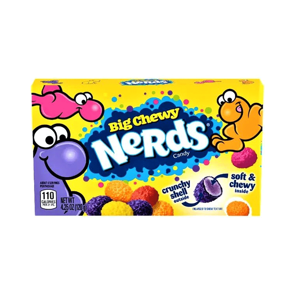 Nerds Crunchy Shell Big Chewy Candy 120g