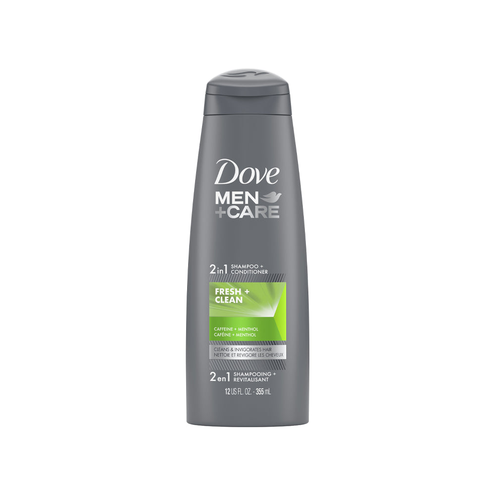 Dove Men Shampoo Fresh Clean 2in1 355ml U.s.a