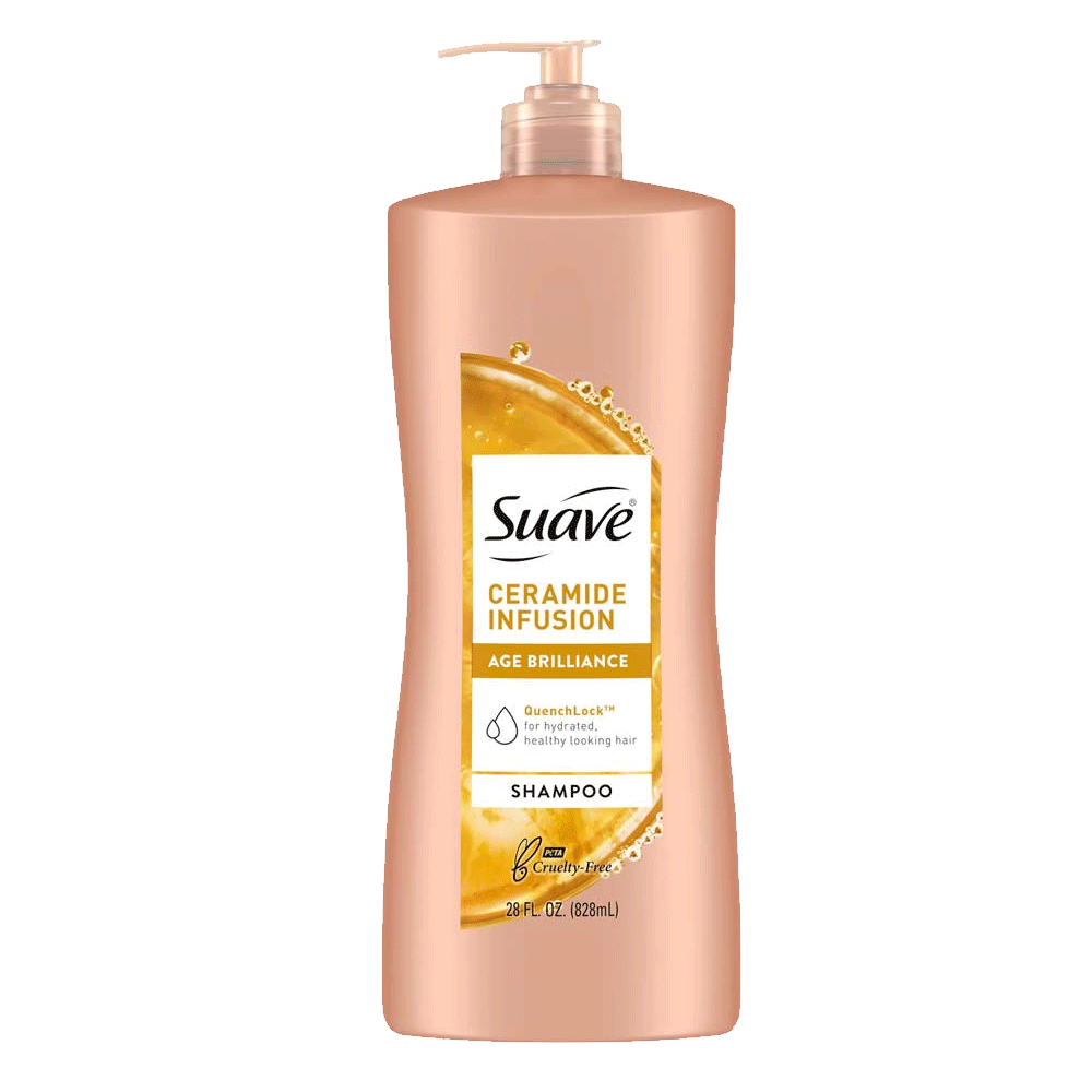 Suave Age Brilliance Ceramide Infusion Shampoo 828ml