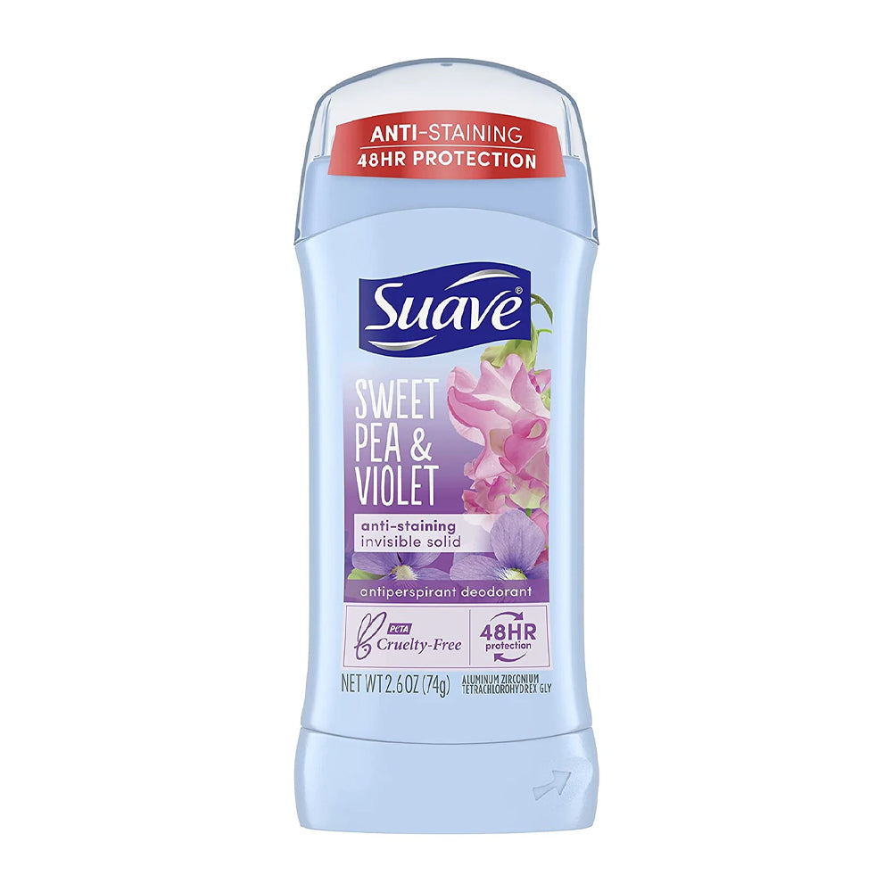 Suave Sweet Pea & Violet Deodorant 74g