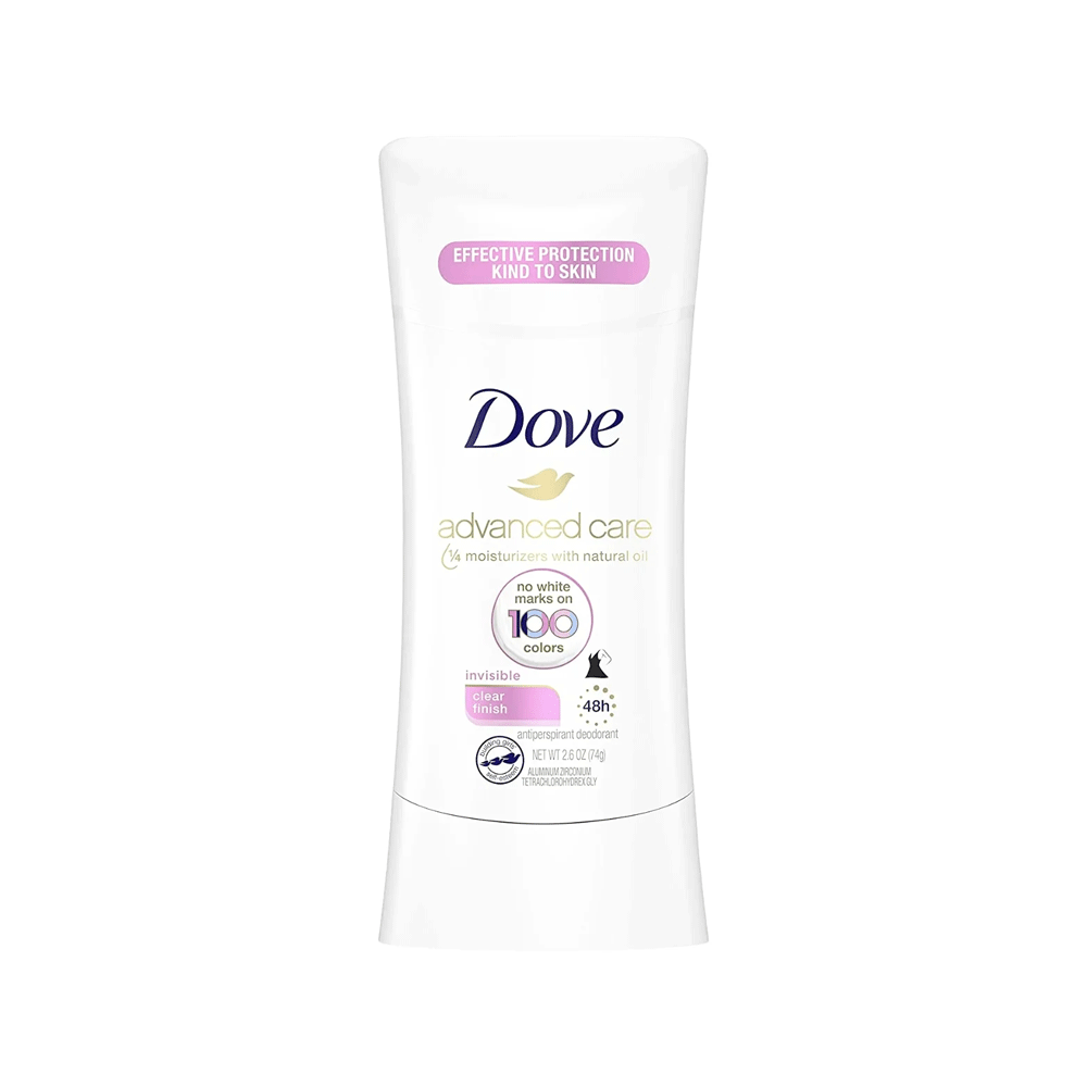 Dove Invisible Clear Finish Deodorant Stick 74g