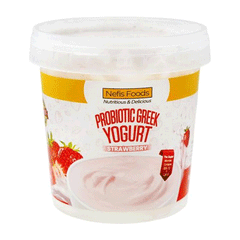 Nefis Food Greek Yogurt Strawberry Flovour 500g