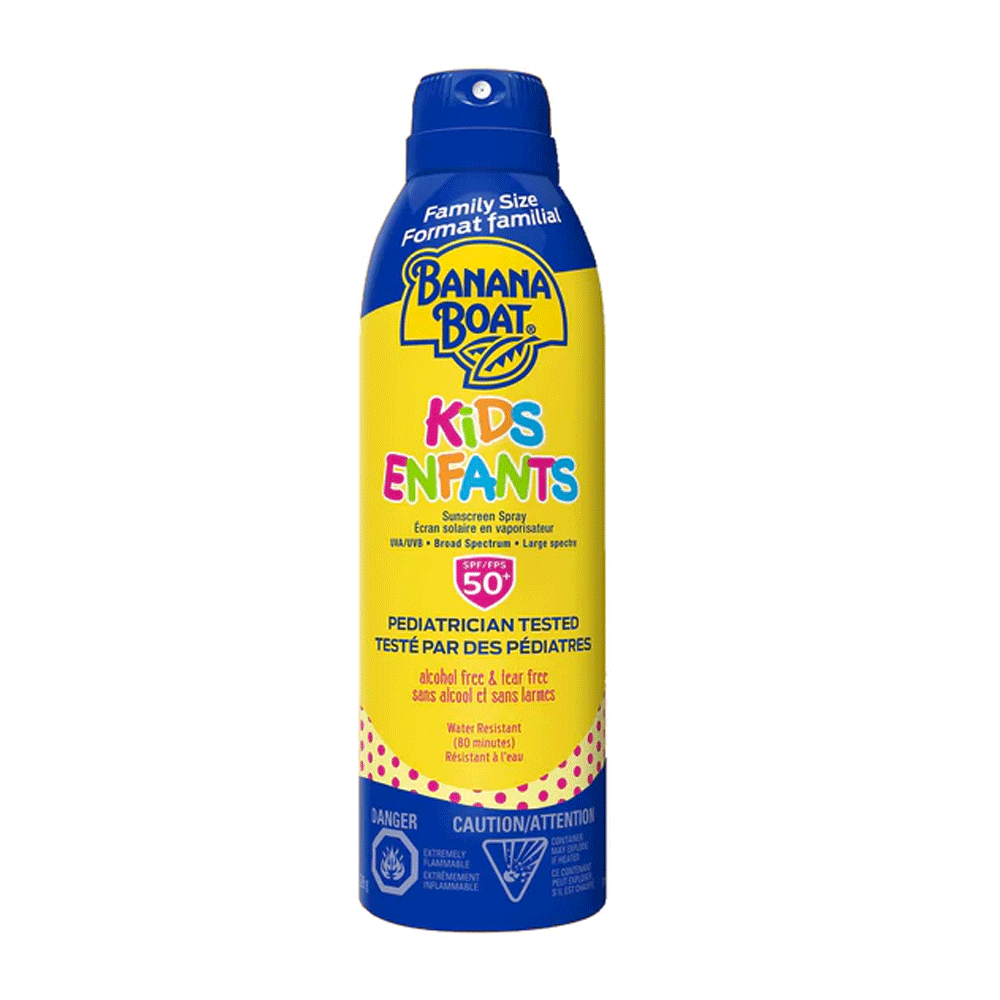 Banana Boat Kids Enfants Spf 50+ Sunscreen Spray 226g