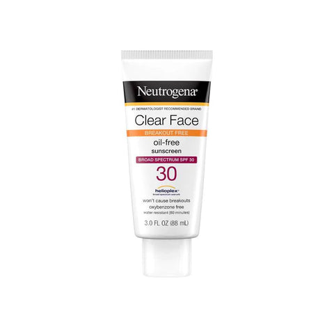 Neutrogena Clear Face Oil-Free Sun Screen SPF 30 88ml