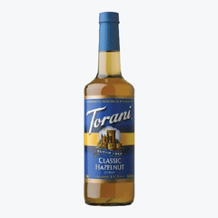 Torani Classic Hazelnut Sugar Free Syrup 750ml