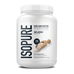 Iso Pure Zero Carb Isolate Whey Protein Unflavored 704g 1.55lb