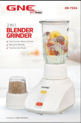 Gaba National 2 in 1  Blender & Grinder (GN-7324)