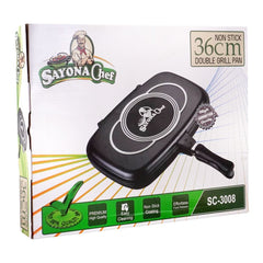 Sayona Chef Double Grill Pan 36cm Sc-3008