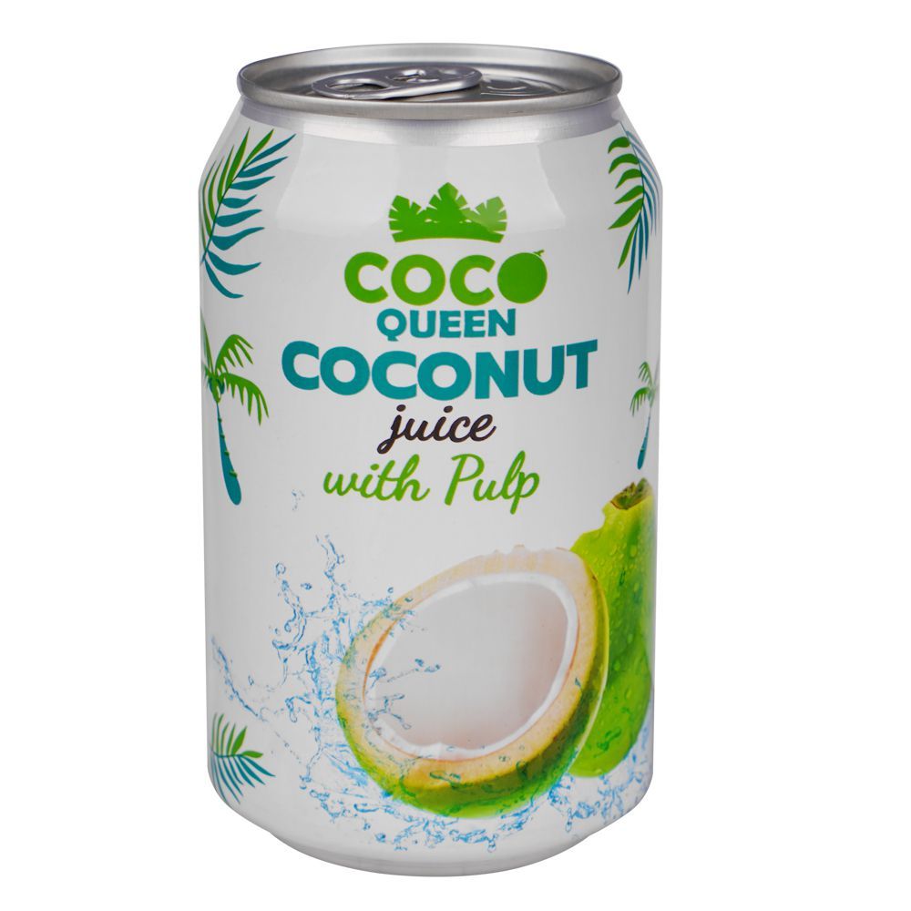 Coco Queen Coconut Juice With Pulp Can 310ml