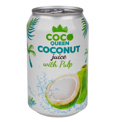 Coco Queen Coconut Juice With Pulp Can 310ml