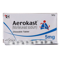Aerokast 5mg Tab 14s Box