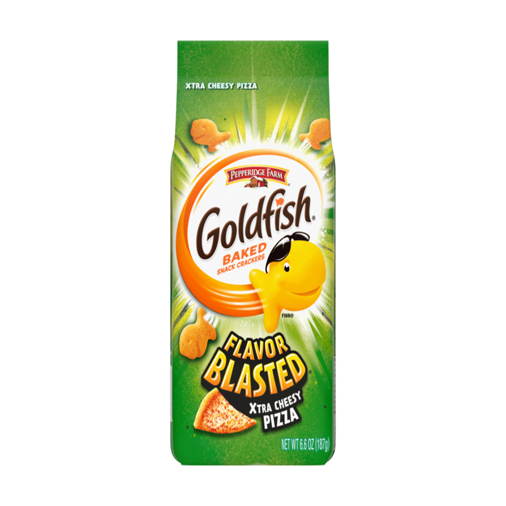 Pepperidge Farm Goldfish Baked Snack Crackers Xtra Cheesy Pizza 187g