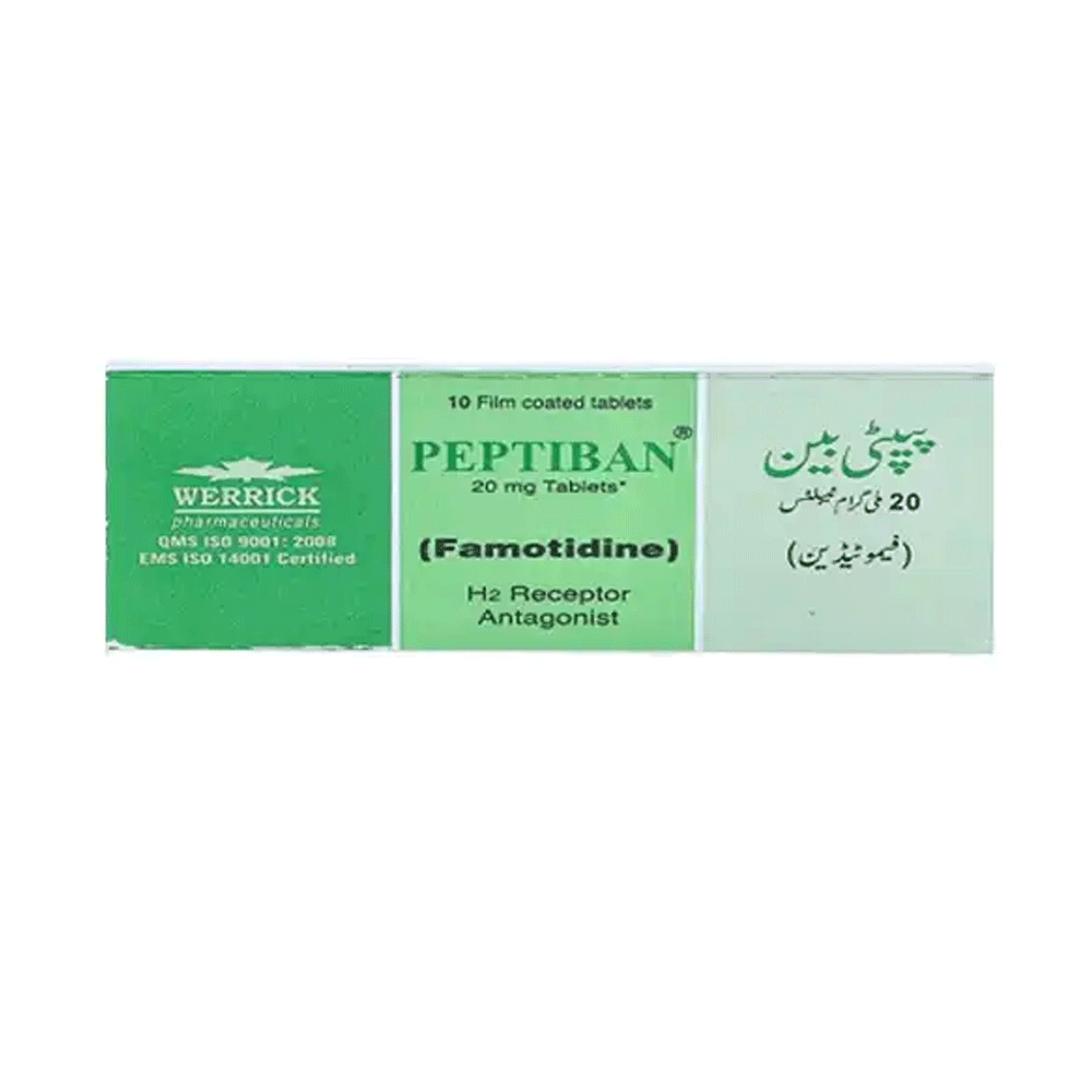 Peptiban Tab 20mg 10s Box