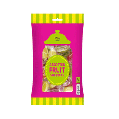 M&s Assorted Fruit Sherbets 225g