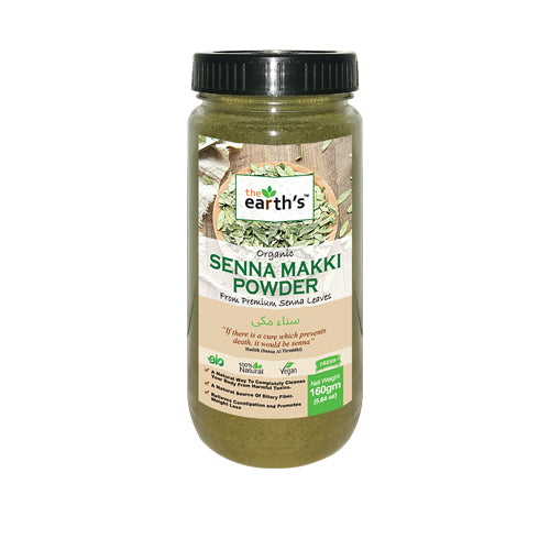 The Earth's Organic Senna Makki Powder 160g