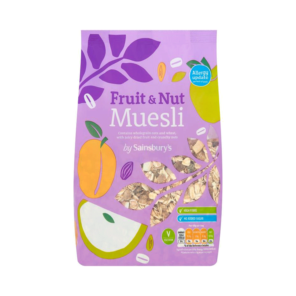 Sainsburys Muesli Fruit, Nut & Seeds 750g