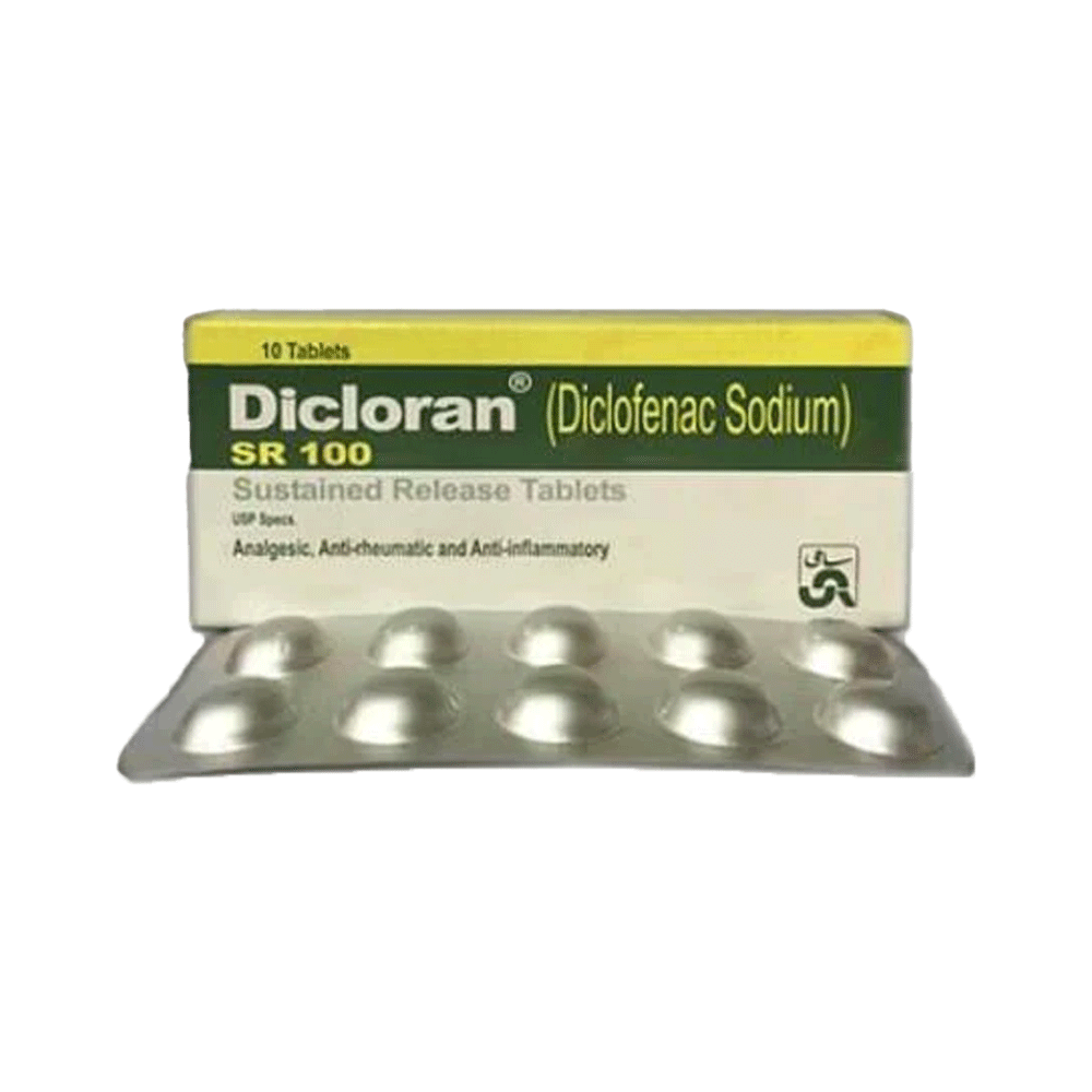 Dicloran Sr Tab 100mg 10s Strip