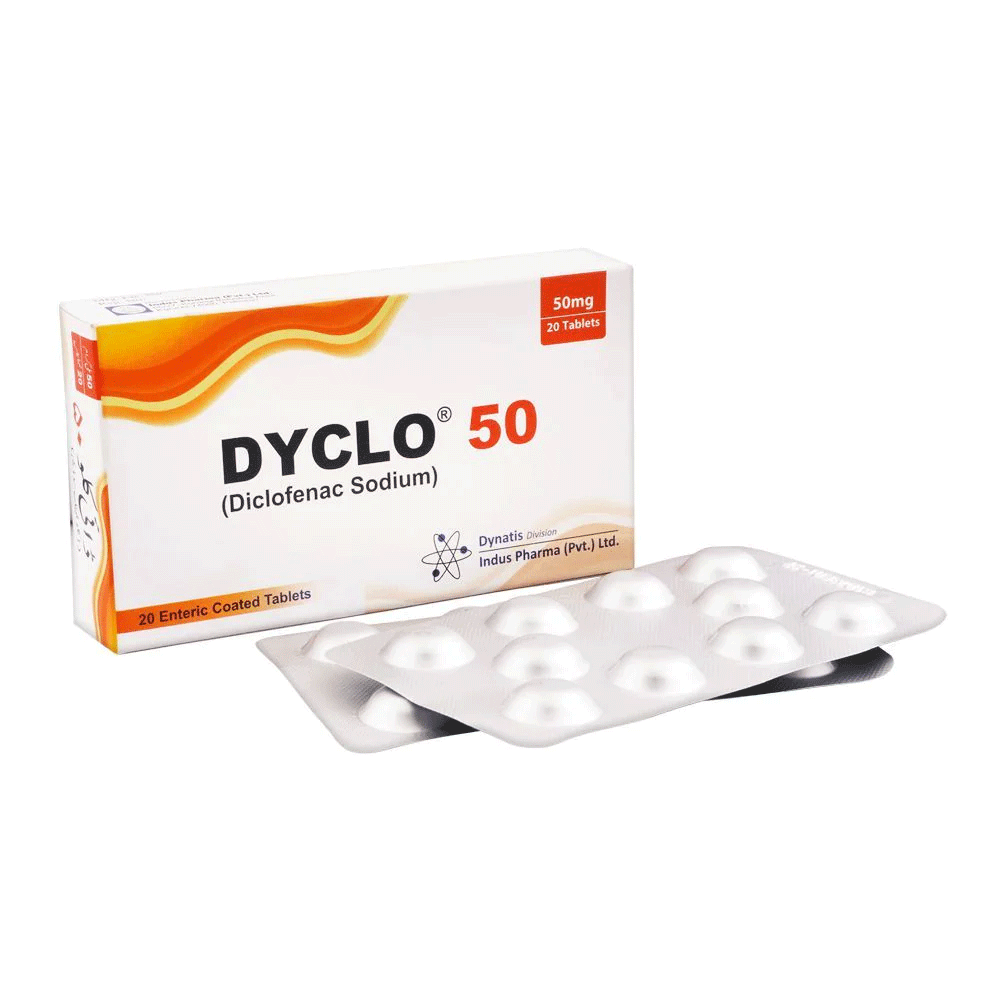 Dyclo 50mg Tab 10s Strip