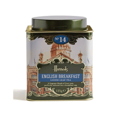 Harrods English Breakfast Loose Leaf No 14 Blended Black Tea 125g
