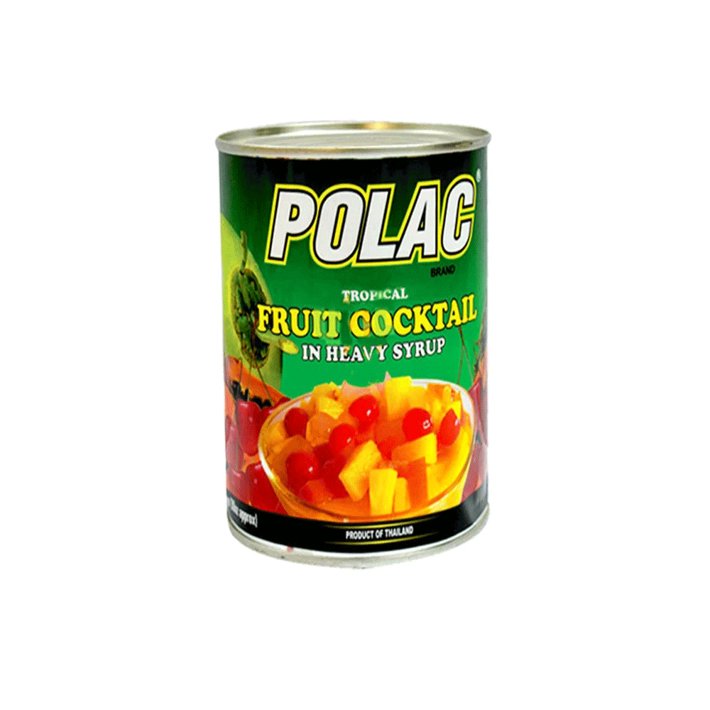 Polac Tropical Fruit Cocktail In Syrup Tin 565g