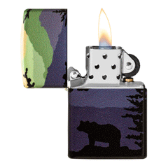 Zippo Bear Landscape Lighter 49482