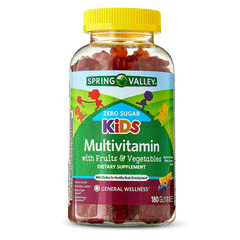 Spring Valley Zero Sugar Kids Multivitmin Gummies 180s