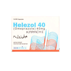 Helezol 40mg Cap Strip