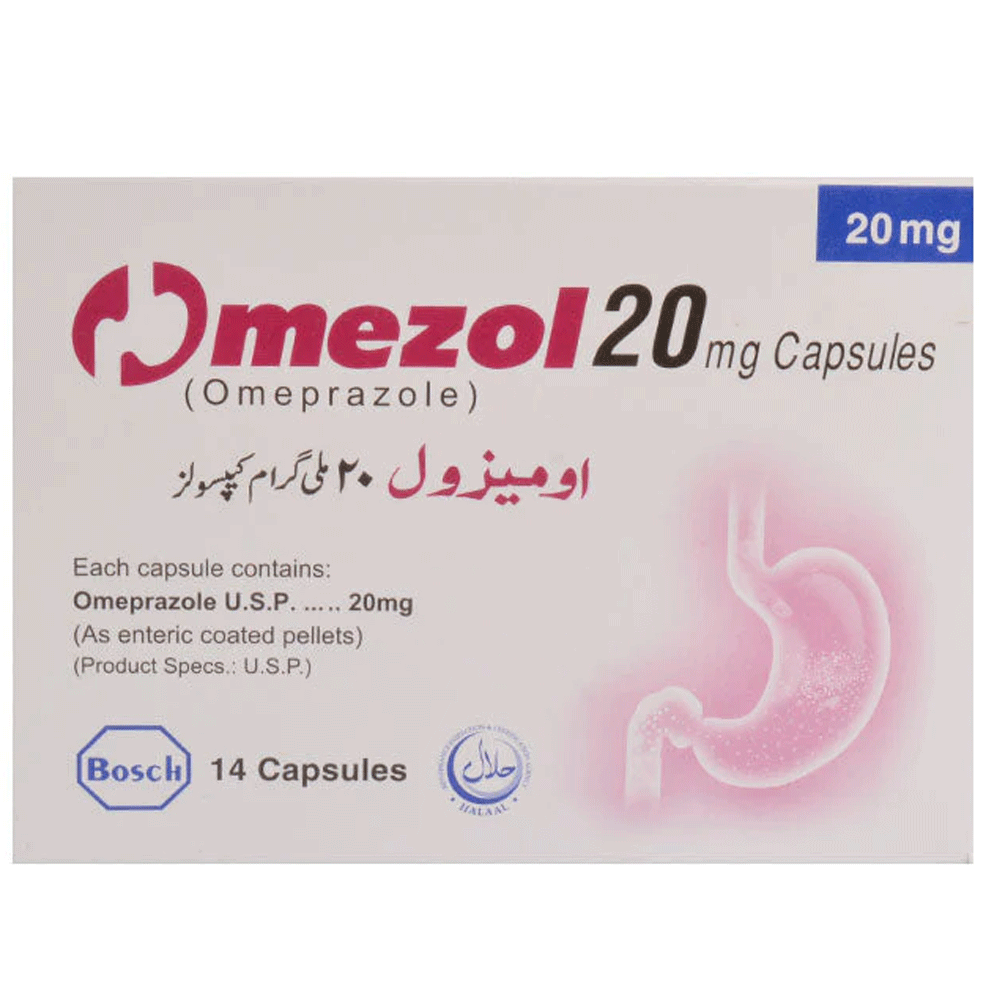 Omezol 20mg Cap Strip