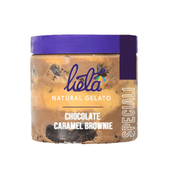 Lieta Chocolate Caramel Brownie Ice Cream Tub 450g