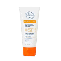 Bee Beauty Dermoline Hypoallergenic Sun Protection Face Cream Spf50+ 50ml (Imp T)