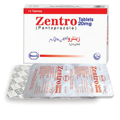 Zentro 20mg Tab 14s Box
