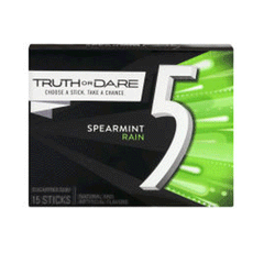 Wrigley's 5 Spearmint Rain S/f Gum 15s