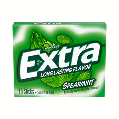 Wrigley's Extra Spearmint Gum Sticks 15s