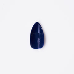 B'queen Navy Blue Holographic Nails (coffins)