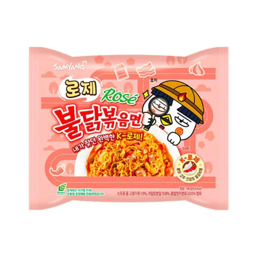 Samyang Buldak Rose Hot Chicken Flavour Ramen Noodle 140g