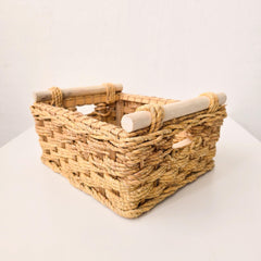 Wicker Basket With Handles