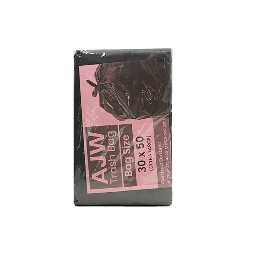 Ajw Garbage Bag 30x50 Pack Black 1kg