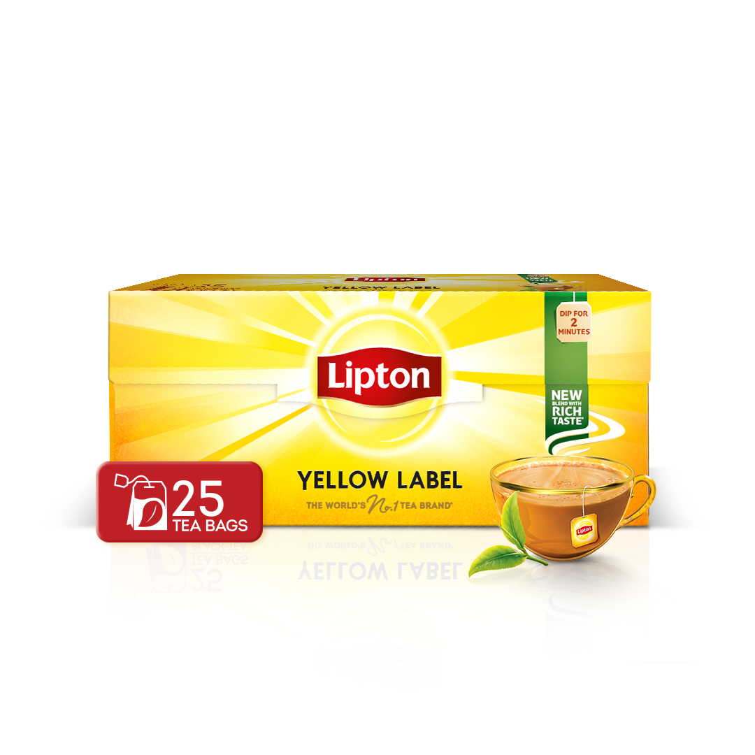 Lipton Yellow Label Black Tea Bags 25s