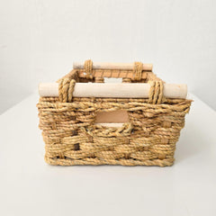 Wicker Basket With Handles