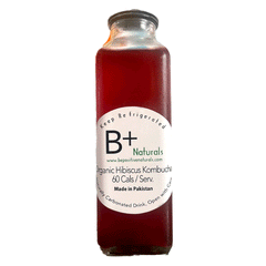 B+ Natural Organic Hibiscus Kombucha Drink