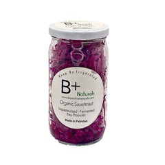 B+ Naturals Organic Red Sauerkraut Jar 500g
